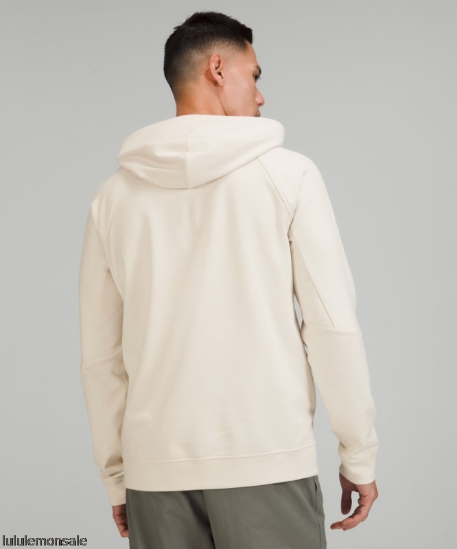 Lululemon Verkauf DELULU630 | City Sweat Pullover Hoodie French Terry Weiß Opal